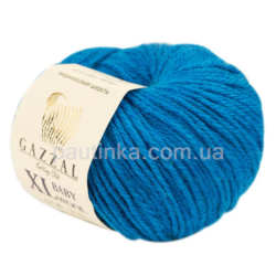Gazzal Baby wool XL (Газзал беби вул хл) 822 морская волна