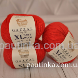 Gazzal Baby wool XL (Газзал беби вул хл) 811 красный
