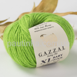 Gazzal Baby wool XL (Газал бебі вул хл) 821 салат
