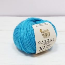 Gazzal Baby wool XL (Газал бебі вул хл) 820 бірюза