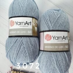 Мерино де люкс Merino de Luxe 50 - 3072 серо-голубой