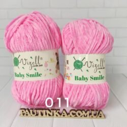 Смайл Baby Smile - 11 рожевий - плюшева пряжа