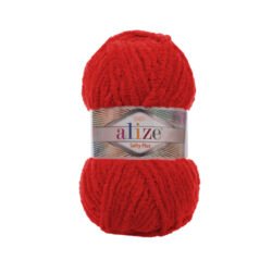 Пряжа Alize Softy Plus (Софті плюс) - 56 красный
