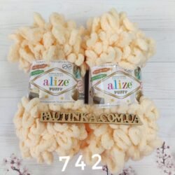 Alize Puffy (Пуфі Алізе) 742 плюшева пряжа для пледів