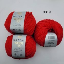 Газал Вул 115м - ( 3319 ) - Gazzal Wool 115 мериносова вовна