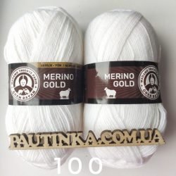 Мерино голд 400м - 100 - MERINO GOLD Madame Tricote