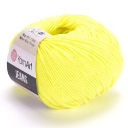 Yarn Art Jeans (Джинс Ярнарт) 58 жовтий неоновий