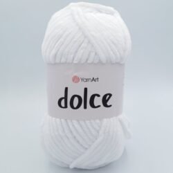 Дольче 741 білий(Dolce YarnArt)