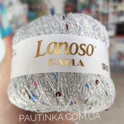 Парла Lanoso Parla 5500 - пряжа з паєтками і люрексом