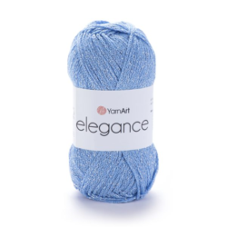 Елеганс 107 бавовняний шнурок з люрексом Yarnart Elegance