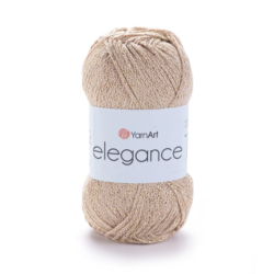 Елеганс 120 бавовняний шнурок з люрексом Yarnart Elegance