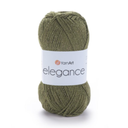 Елеганс 113 бавовняний шнурок з люрексом Yarnart Elegance