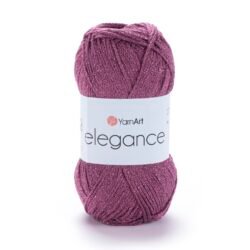 Елеганс 112 бавовняний шнурок з люрексом Yarnart Elegance