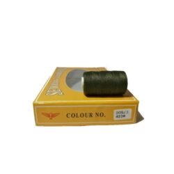 Нитка для шиття темно зелена міцна